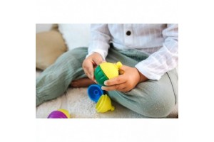 Lalaboom Montessori bébi fejlesztőjáték - farmállatok (6 db)