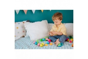 Lalaboom Montessori bébi fejlesztőjáték - farmállatok (6 db)