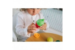 Lalaboom Montessori bébi fejlesztőjáték - farmállatok (6 db)