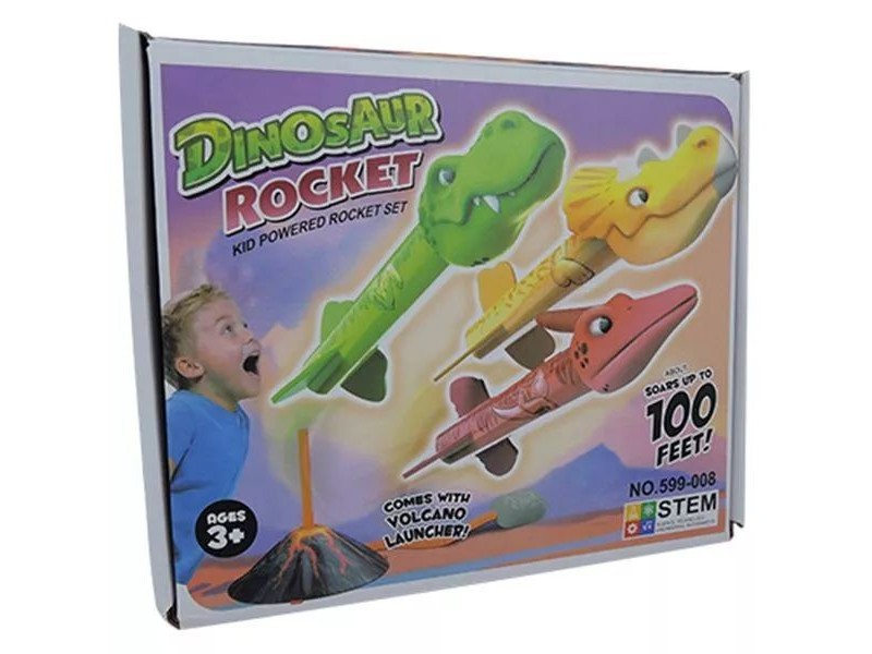 Dinós rakétakészlet vulkánkilővővel