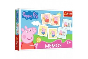 Trefl: Peppa memóriajáték – színes kártyák a memóriához