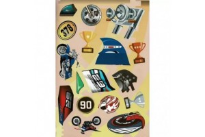 Óriás motorok - színező matricákkal