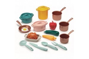 Écoiffier 20 db-os játék edénykészlet kiegészítőkkel