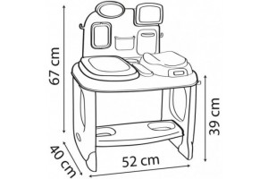Smoby Baby Nurse orvosi asztal - 26 tartozék