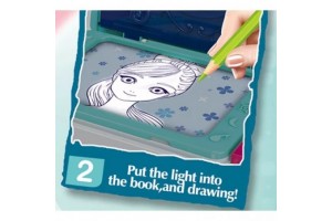 3 az 1-ben művészkészlet könyv alakú dobozban