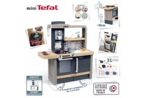Smoby Tefal Evolutive interaktív játékkonyha - 31 db