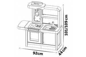 Smoby Tefal Evolutive interaktív játékkonyha - 31 db