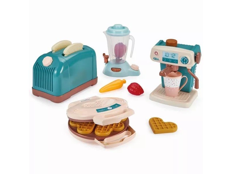 Écoiffier 4 az 1-ben konyhai játékszett — 15 darab