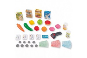 Smoby szupermarket játékszett bevásárlókocsival – 42 db