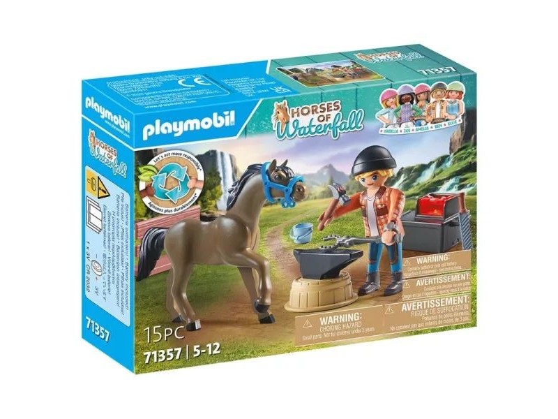 Playmobil Ben patkolókovács és Achilles 71357 – játék