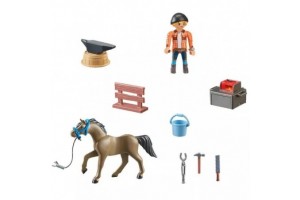 Playmobil Ben patkolókovács és Achilles 71357 – játék