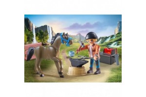 Playmobil Ben patkolókovács és Achilles 71357 – játék