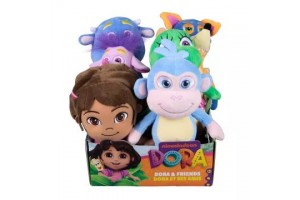 Dóra plüss figura 20 cm - többféle karakter
