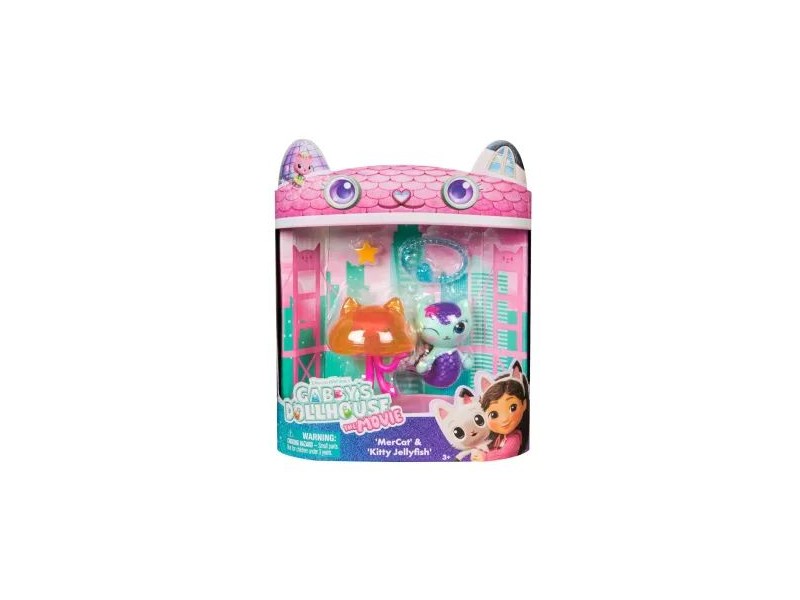 Sellőcica (MerCat) és Kitty medúza figura, 2 db