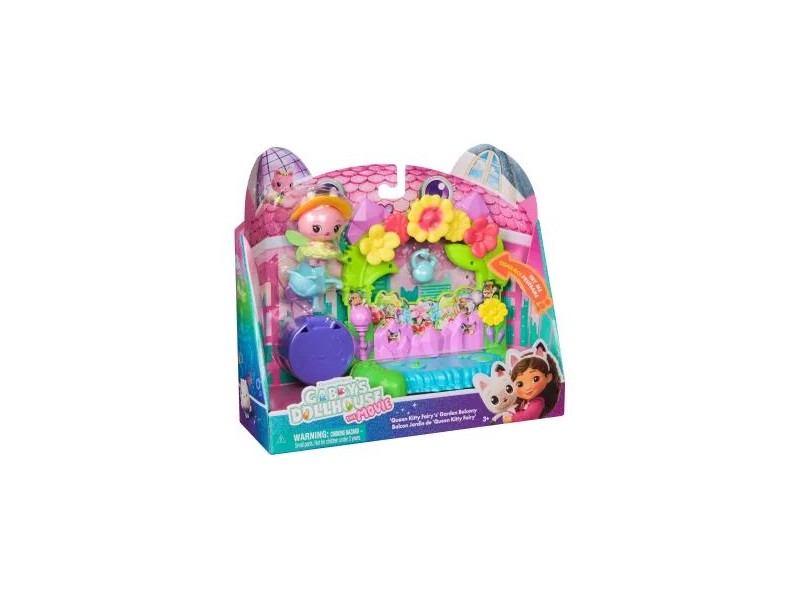 Gabi babaháza: Kristály kert erkély - Kitty Tündér figura