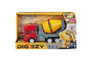 Betonkeverő játék - hang- és fényhatások