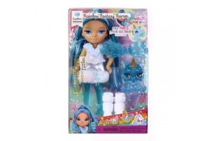Rainbow High Sapphire tündér baba - kék, fésülhető haj