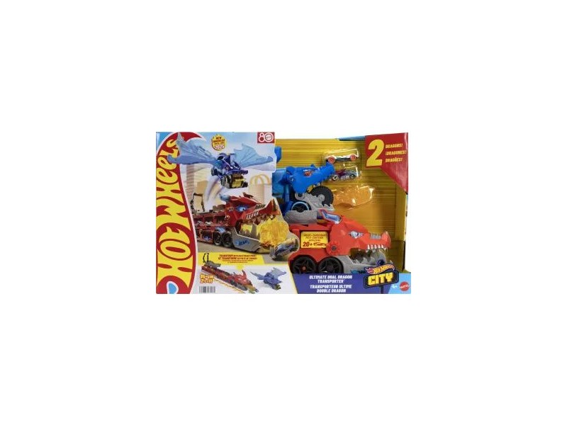 Hot Wheels sárkányjárgány autószállító duó