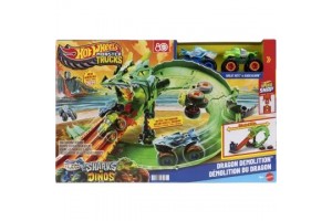 Hot Wheels Monster Trucks - Sárkányfutam pályaszett