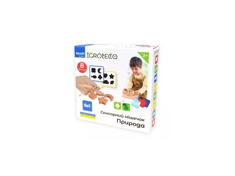 3 az 1-ben szenzoros készlet – Természet, fa figurák