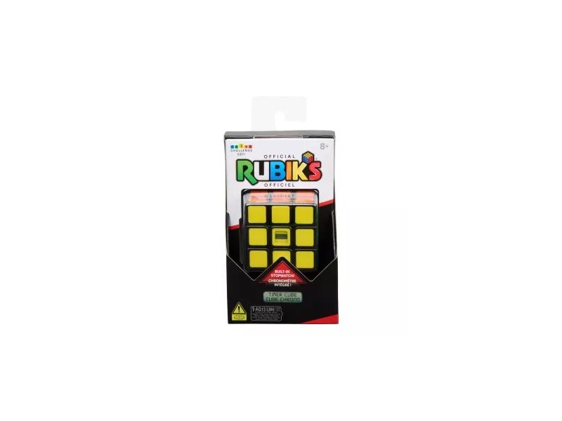 Rubik 3x3 időmérős kocka állvánnyal