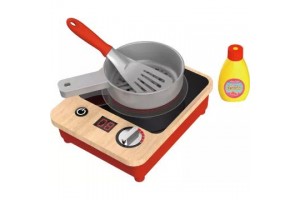 Serpenyős játékszett, 6 db, fény- és hanghatások