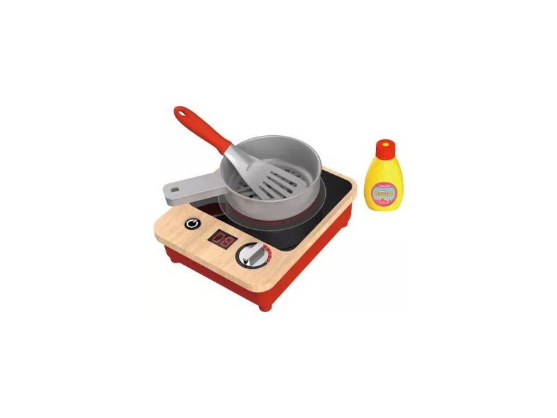 Serpenyős játékszett, 6 db, fény- és hanghatások