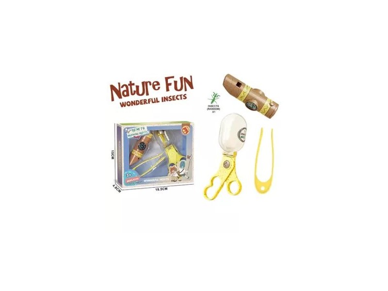 Rovarfigyelő szett – nagyító és csipesz