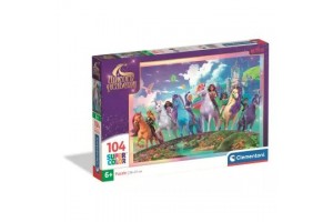 Unikornis Akadémia 104 darabos Clementoni puzzle