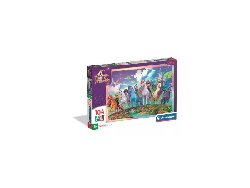 Unikornis Akadémia 104 darabos Clementoni puzzle