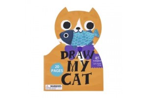 Cicás kreatív rajzfüzet, 20 vastag lap, gyerekeknek