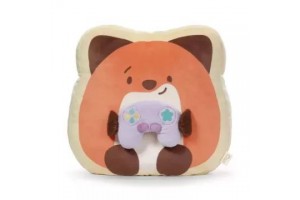 NICI Geeks plüss róka játékkonzollal, 33 cm