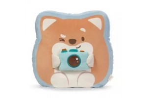 NICI Hiro plüss kutyus fényképezővel - 35 x 33 x 12 cm