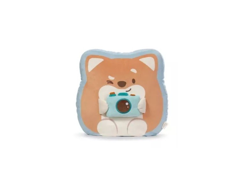 NICI Hiro plüss kutyus fényképezővel - 35 x 33 x 12 cm