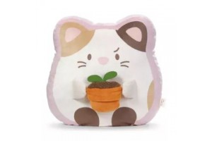 NICI Angy plüss cica cserepes növénnyel 35x33x12 cm