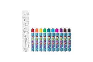 Színező tekercs filcekkel 28 x 400 cm