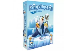 Pingvinparti társasjáték – kártyák és ujjtorna