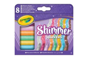 Crayola csillámos filctollkészlet, 8 db