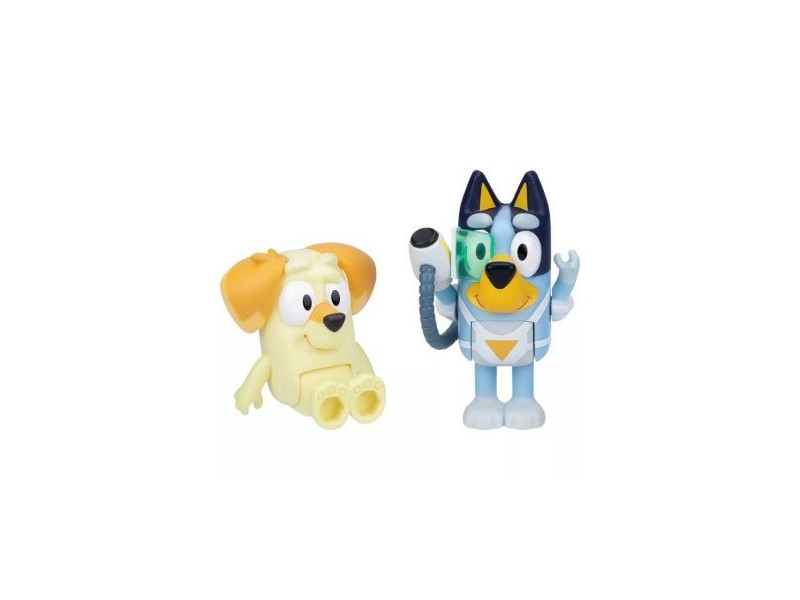 Bluey & Chucky dupla figura csomag – mozgatható részletek