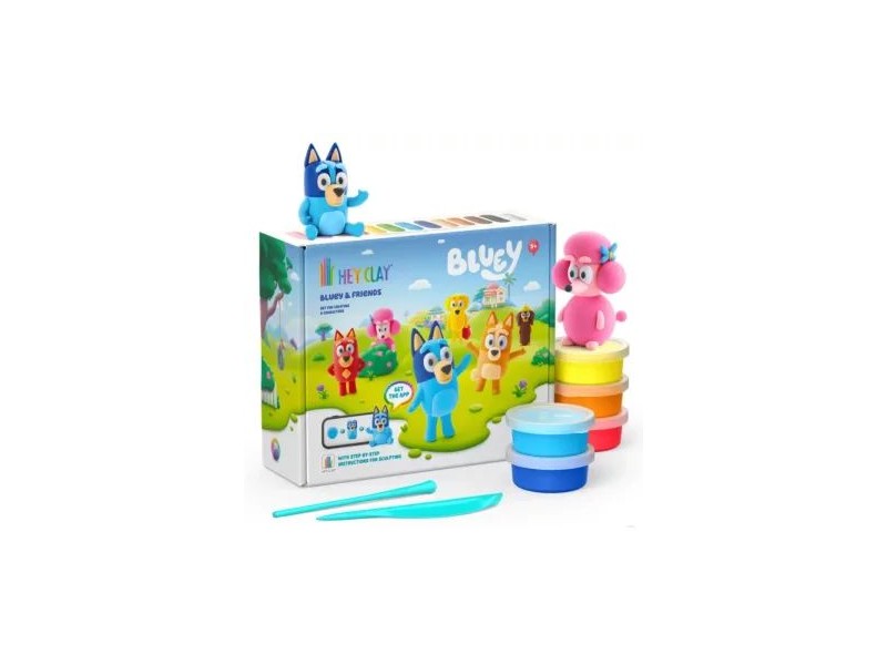 Hey Clay nagy gyurma szett - Bluey figurák