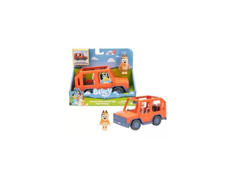 Bluey Heeler Family Road Trip 4×4 jármű figurával