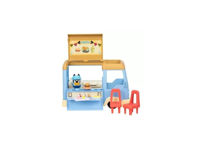 Bluey Büfés Autó játékkészlet - 7,6 cm figura