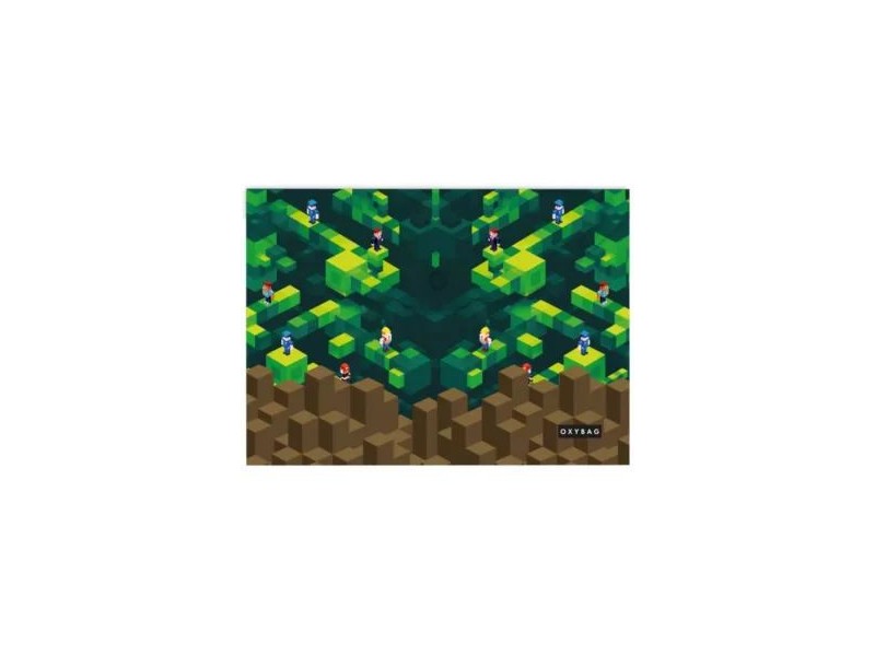 Playworld Minecraft mintás A4 irattartó tasak, patentos