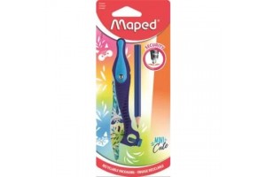 Maped Mini Cute körző kék - ceruzával és adapterrel
