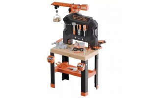 Smoby Black & Decker szerelőasztal daruval