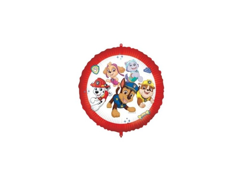 Mancs őrjárat vidám kutyik fólia lufi 45 cm