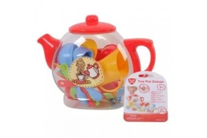 Playgo teázó készlet teáskannával a tárolóban