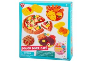 Playgo Bisztró gyurmakészlet – 4x56 g gyurma, extruder