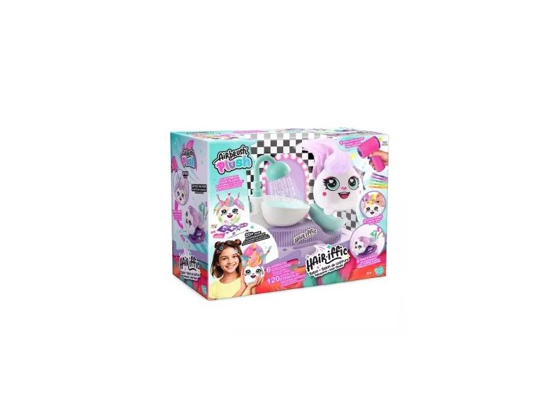 Hajszalon játékszett fodrászolható plüssfigurával