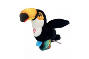 Tukán interaktív plüssmadár – USB és csuklópánt